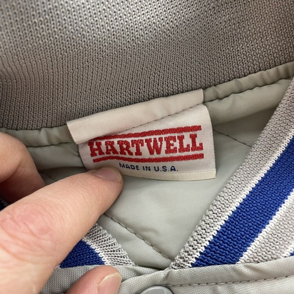 Vintage Hardee’s Nylon Jacket Large, Grey, Button Up, Hartwell USA, Janet - Picture 6 of 14